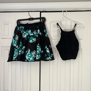 Two piece dress set